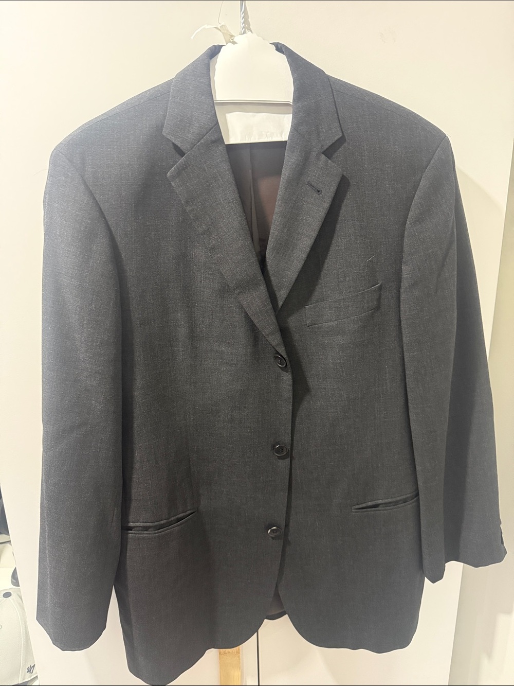 Hugo Boss Charcoal Gray Three-Button Sport Coat